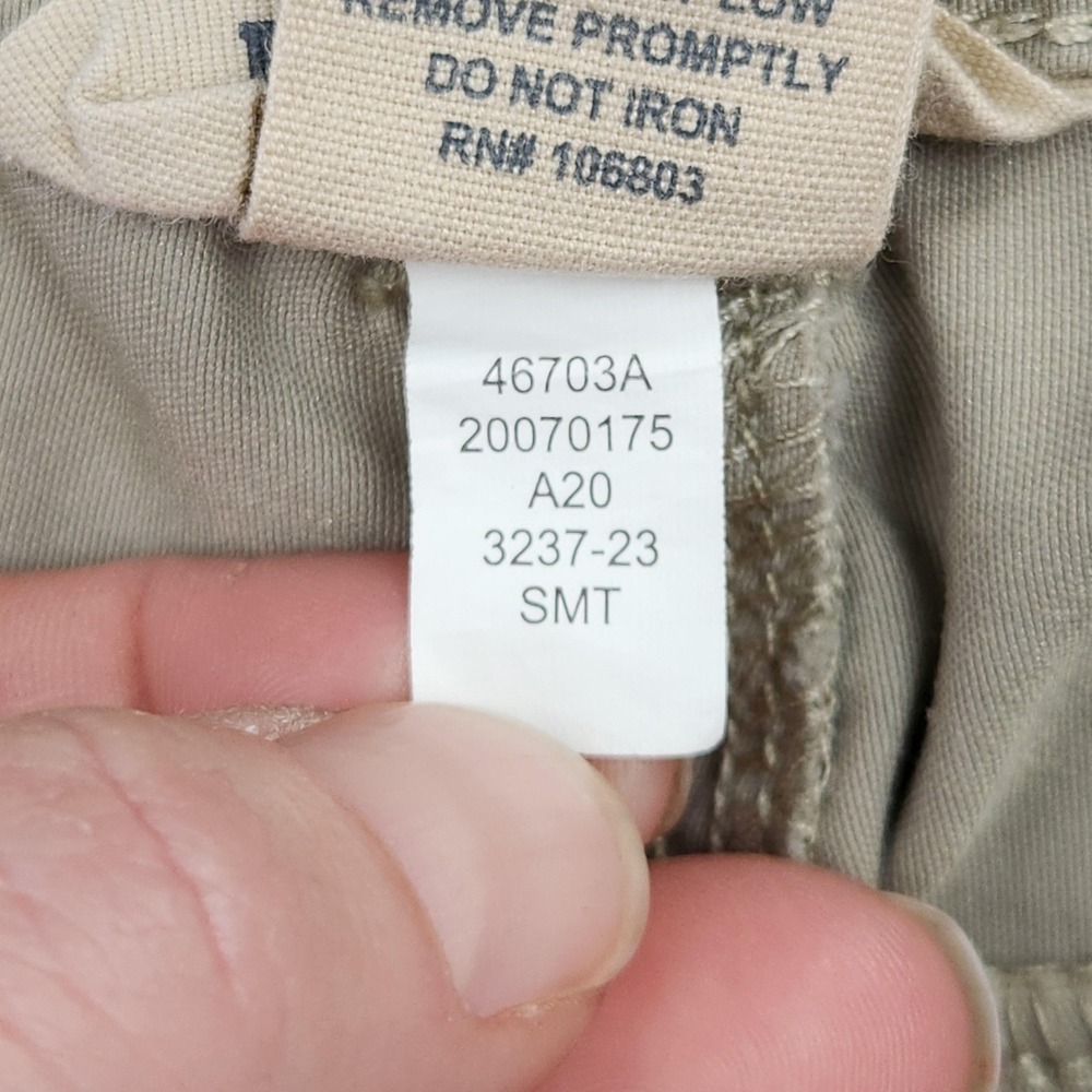 Duluth Trading Co Dry on The Fly Pants Womens 8x33 Beige Stretch Hiking Outdoor - Picture 5 of 10